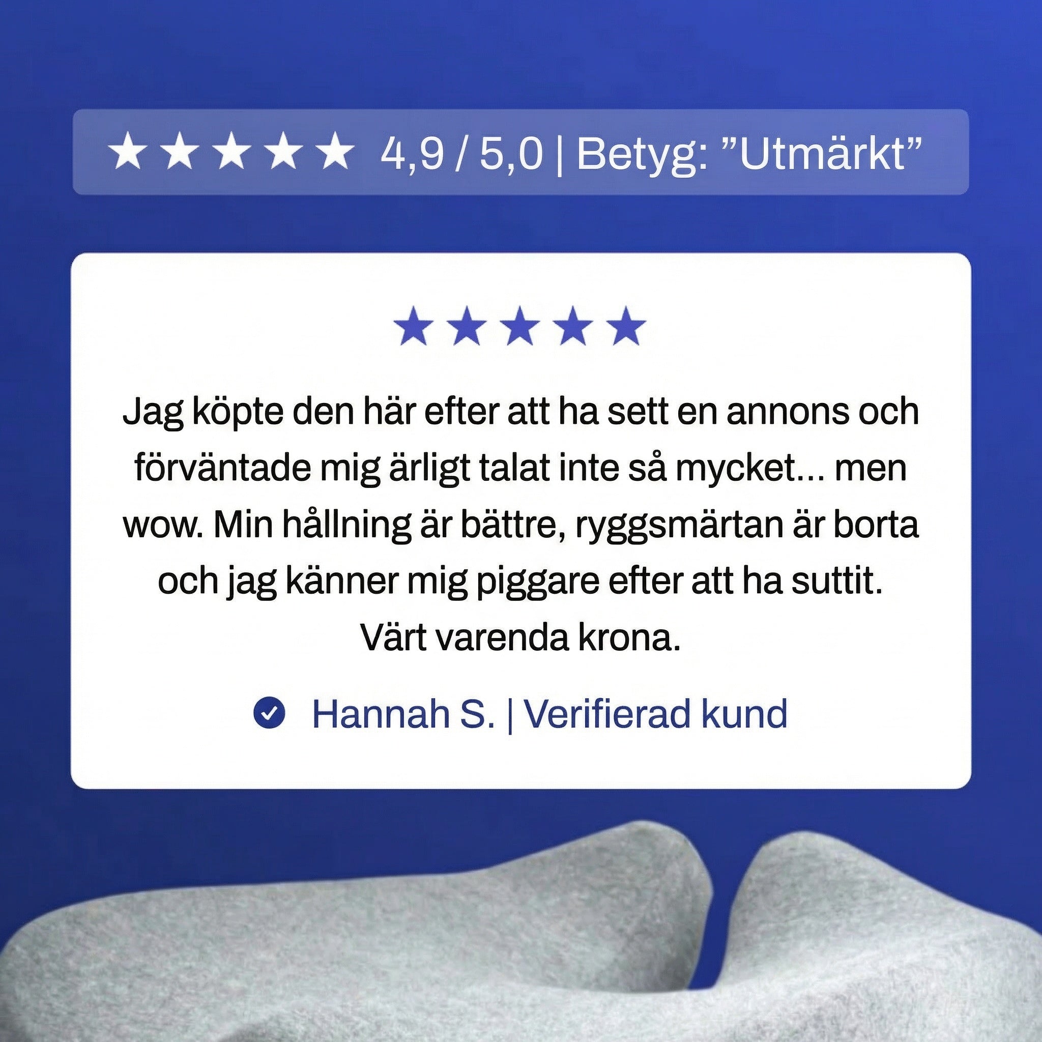 Ortopedisk Sittkudde