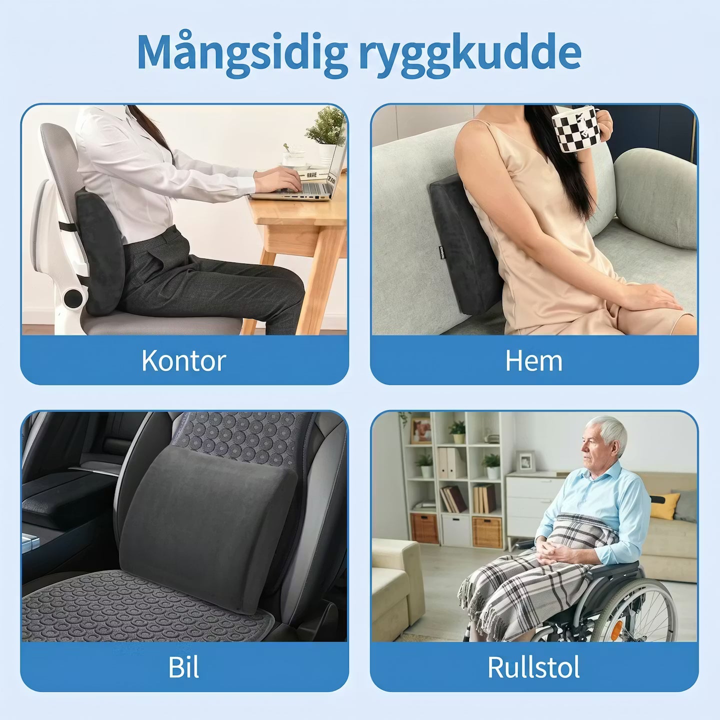 CellGel+ ländryggskudde